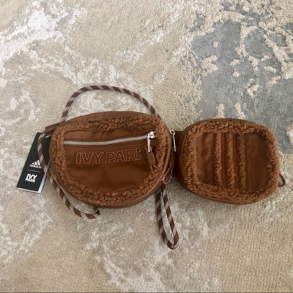 NWT ADIDAS ORIGINALS Beyonc Ivy Park Sherpa Belt Bag HA6688 - Picture 8 of 15